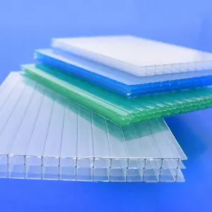 Transparente hoja de policarbonato para techo y de efecto invernadero