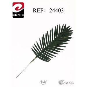 Foglie di Palma Perlacea Artificiali Piccole, Confezione da 12 Pezzi, Decorative per Interni ed Esterni - Product Image 3