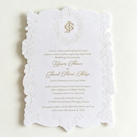 Tarjetas de Invitación y Menú Personalizadas de Alta Calidad, Ecológicas, con Grabado en Relieve, Impresión en Letterpress y UV, Papel Elegante, Tarjetas de Agradecimiento de Cartulina
