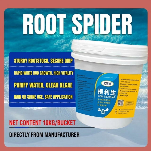 Root Promoter Granules 10kg for Aquatic Plants & Aquaculture Farms Prevent Plant Rot Balances Water Quality Agriculture Grade