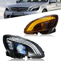 Phares LED modifiés pour Mercedes-Benz Classe C W204 2007-2011, phares LED DRL, clignotants, feux de route 12V