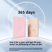 Étui en cuir intelligent pliable multi-pliages fin et léger pour Kindle Paperwhite Kobo Clara Colour 2024 2025 avec support