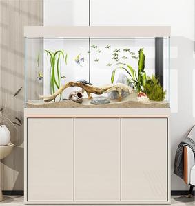 Guangzhou Série Minimaliste Grand Filtre De Fond De Luxe Aquarium Écologique Petit Moyen pour Salon Ménage Fish Tank - Product Image 2