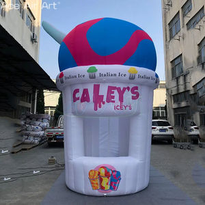 Tienda de cabina de venta de helados inflable personalizada | Tienda de exhibición promocional plegable para eventos al aire libre - Product Image 2