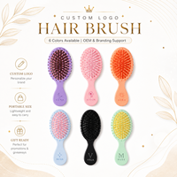 Mini brosse à cheveux avec coussin d'air, peigne de massage portable pour le soulagement du cuir chevelu, brosse à cheveux pour enfants et femmes, OEM