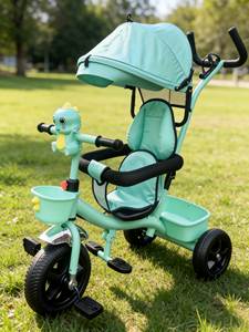 Triciclo Infantil de <span class=keywords><strong>3</strong></span> <span class=keywords><strong>Ruedas</strong></span> con Luces y Música, Modelo 2026, Nuevo, Moderno y Popular, Bicicleta para Niños, Triciclo para Bebés - Product Image 5