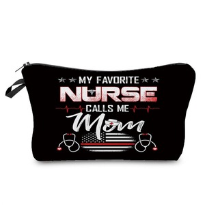 Bolsa de Cosméticos Portátil con Cierre, Ecológica, Regalo para Enfermeras, Estudiantes de Enfermería y Maquillaje - Product Image 2