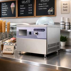 Macchina Professionale per Gelato a Doppia Vasca in Acciaio Inox per Negozi al Dettaglio - Product Image 1