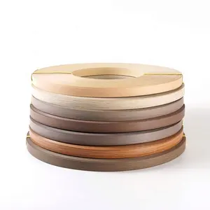 Furniture Use Matte And Embossing Wood Grain PVC Edge Banding Plastic Edge Tape Strip