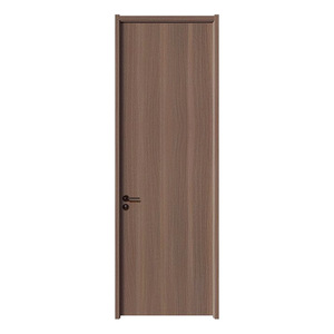 Puerta Minimalista de MDF Sólido con Acabado de Superficie Lisa, Apertura Manual Interior, Aislamiento Acústico - Product Image 2