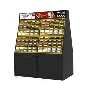 Support de présentation pour extensions de cils robuste avec armoire de rangement, support de sol en métal pour la vente en gros et au détail, pour boîtes de faux cils - Product Image 6