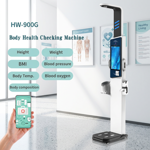 Báscula Mecánica de Acero con Pantalla Táctil LCD de <span class=keywords><strong>19</strong></span> Pulgadas, Máquina de IMC, Kiosco de Salud, Precisión de 0.<span class=keywords><strong>1</strong></span> kg, LEKA HW-900G OEM/ODM, <span class=keywords><strong>1</strong></span> Año de Garantía - Product Image 2