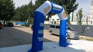 Arco Inflável Impresso em Cores, Selado a Vácuo, Infláveis Publicitários em PVC Reforçado com Bomba de Ar Elétrica - Product Image 2