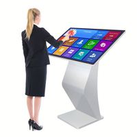 Écran tactile interactif Zhengfeng Intel Core I3, 32-55 pouces, SSD DDR4, Windows 10, panneau IPS, utilisation professionnelle, VGA 4 Go