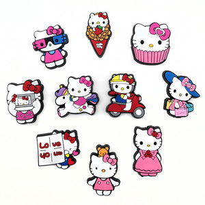 HY Charms in PVC Morbido per Scarpe con Design Sanrio <span class=keywords><strong>Hello</strong></span> Kitty, Decorazioni Personalizzate per Calzature - Product Image 5
