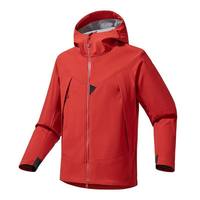 Veste softshell imperméable et fine pour le ski d'hiver, la randonnée en plein air, avec capuche pour la neige, logo sur le devant et plusieurs poches - Unisexe