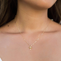 Collier élégant pour femmes, en argent Sterling 925, bijoux plaqué or 18k, nouvelle collection