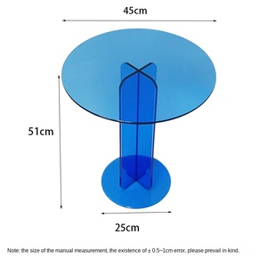 Thân Thiện Với Môi Trong Suốt Acrylic Thảm Thấp Bảng Góc Bàn Cà Phê Bay Cửa Sổ Treo Bàn Trà Cho Phòng Khách Trang Trí Nội Thất - Product Image 3