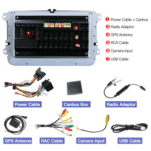 Radio mobil 8 inci <span class=keywords><strong>Android</strong></span> untuk VW Golf Plus Skoda Passat CC Seat pemutar Video FM WIFI BT navigasi GPS 2Din Stereo Carplay Multime - Product Image 5
