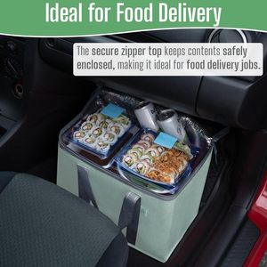 Bolsa Térmica para Almuerzo de Lona de Algodón Resistente Personalizada, Bolsa de Compras Portátil Ecológica OEM, Bolsa Térmica <span class=keywords><strong>Jumbo</strong></span> Aislada para Alimentos - Product Image 5