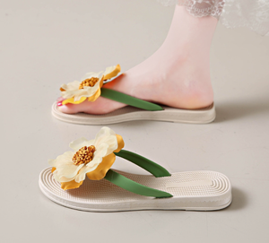 Pantofole donna estate nuovo stile moda Anti-slip fiore spesso Sole tacco inclinato eleganza tacchi alti <span class=keywords><strong>sandali</strong></span> - Product Image 6