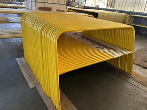 Barandilla de Seguridad de Acero/Aluminio Popular en EE. UU. - Recubrimiento en Polvo de Larga Duración en Amarillo Seguridad/Plateado Elegante a Buen Precio - Product Image 3