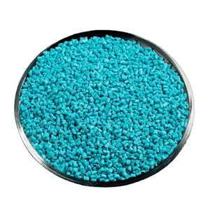 Blue Nylon Polyamide PA6 GF30 Flame Retardant PA66 GF25 V0 Plastic Resin