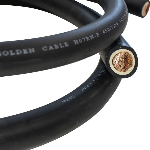 HO7RN-F Super Flex PVC Rubber Copper TC Battery Connector 9mm 13mm 25MM 35MM 50MM 70MM Welding Cable