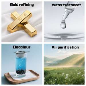 Résine échangeuse anionique à base faible macroporeuse à haute efficacité, directement de l'usine, <span class=keywords><strong>A110</strong></span> pour le décoloration ANS-300C - Product Image 5