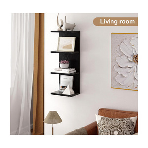 Étagère <span class=keywords><strong>murale</strong></span>, étagère flottante verticale, étagère <span class=keywords><strong>murale</strong></span> à fixation <span class=keywords><strong>murale</strong></span>, organisateur de décoration intérieure, design tour haute - Product Image 3