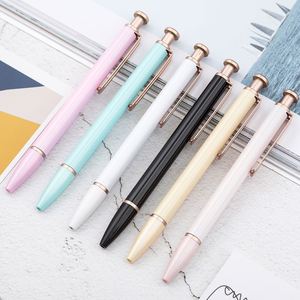Hot-Selling Press Metal Aluminum Ball Point <b>Pens</b> With Printed Custom Logo for Stylo Stationery <b>Gift</b> - Product Image 3