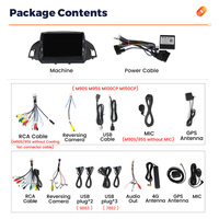 Reproductor de Audio para Auto MEKEDE 8+256G Android 15 con Pantalla Dividida para Ford Kuga 2012-2019, Navegación GPS, BT, FM, AM, Ventilador de Refrigeración
