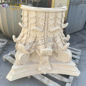 New Magic <b>Stone</b> Grc Column Facade Design Outdoor Architectural Component Colored Artificial Sandstone Pillar - Product Image 4