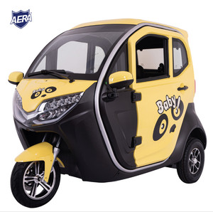 AERA-Q3 Vente chaude en Europe, <span class=keywords><strong>moto</strong></span> à <span class=keywords><strong>trois</strong></span> <span class=keywords><strong>roues</strong></span> pour passagers avec toit, batterie au plomb-acide 72V, grande puissance 2200W - Product Image 5