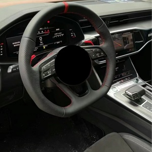 Accesorios para Automóviles Más Vendidos, Volante de Cuero y Fibra de Carbono para Audi S6 S7, Juego Completo de Volante para Automóvil - Product Image 6