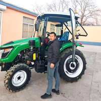 Tracteur à roues 4x4 à forte traction, 80 CV, machines agricoles, tracteurs légers, tracteurs compacts multifonctionnels pour rizières
