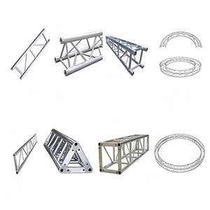 Haute qualité 	 Structure de scène portable noire et argentée, résistante à l'usure, antirouille, structure d'éclairage de scène de qualité supérieure pour <span class=keywords><strong>concert</strong></span> - Product Image 2