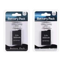 Batterie lithium-ion rechargeable Zetoc 3.6 1200mAh 2400mAh 3600mAh pour console de jeu PSP 2000 3000