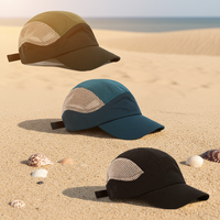 Zomer Nieuwe Unisex Oxford Mesh Baseball Cap Opvouwbaar Ademend Dot Fruit Sneldrogend Verstelbaar Sportief Outdoor Wandelen