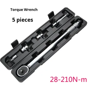 Llave Dinamométrica Ajustable OEM de Acero al Carbono, Preconfigurada, 1/4, 3/8, 1/2, Sistema Métrico - Product Image 5