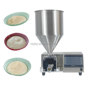 Mermelada de frutas <span class=keywords><strong>Helado</strong></span> Galleta Donut Mousse Cake Batter Cupcake Dispensador Llenado Fabricación Multi <span class=keywords><strong>Sabor</strong></span> Máquina de llenado Crema Puffs - Product Image 1