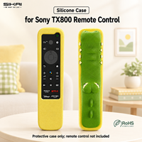 SIKAI Sony TX800 TV Remote Case Silikon Lembut Anti Gores Penutup Silikon Lucu untuk Kamar Tidur Sofa Penggunaan Rumah Tahan Guncangan