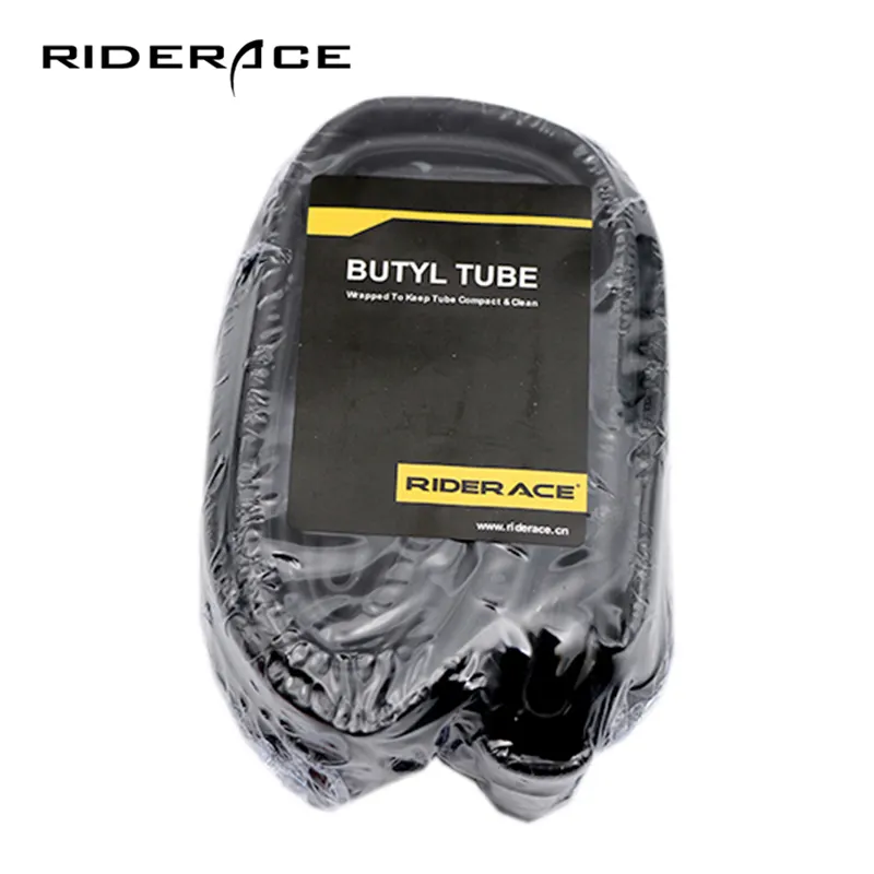 RIDERACE 2Pcs camera d'aria in butile per bicicletta per Mountain Road Bike pneumatico in gomma per bicicletta pneumatico MTB 26/27.5/29/700c tubo valvola
