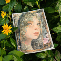 30 pcs/pack Matériel Papier Mori Realm Fantasy Série Forêt Thème Manuel DIY Décoration Bottoming