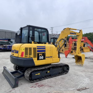 Komatsu ปั๊มไฮดรอลิกสำหรับเครื่องยนต์ดีเซลเครื่องขุดขนาดเล็ก PC56มือสองใช้เวลาไม่กี่ชั่วโมงในการจัดสวน - Product Image 1