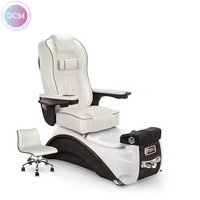 Fauteuil européen moderne professionnel de luxe pour salon de massage, manucure et pédicure avec pompe de vidange pour salon de manucure