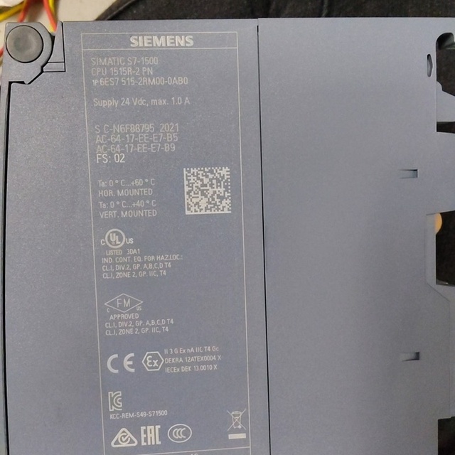 6ES75152RM000AB0 CPU Module 1515 2 PN 24VDC for Plc