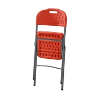 Chaise pliante en plastique robuste empilable pour événements, mariages, banquets, fêtes, terrasses extérieures