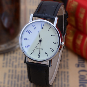 Reloj de cuarzo para hombre Reloj con correa de cristal con luz azul Reloj para hombre al por mayor - Product Image 4