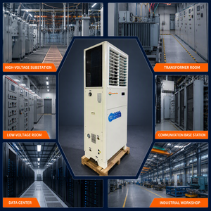 เครื่องทำความเย็นแบบระเหยแนวตั้ง 380V 50Hz 25kW แบบกำหนดเอง พร้อมช่องลมเข้าด้านข้าง สำหรับโรงงานอุตสาหกรรม ระบบปรับอากาศ ลงทุนต่ำ H - Product Image 2